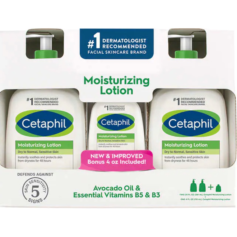 Cetaphil Moisturizing Lotion Set of 3 Shopee Philippines
