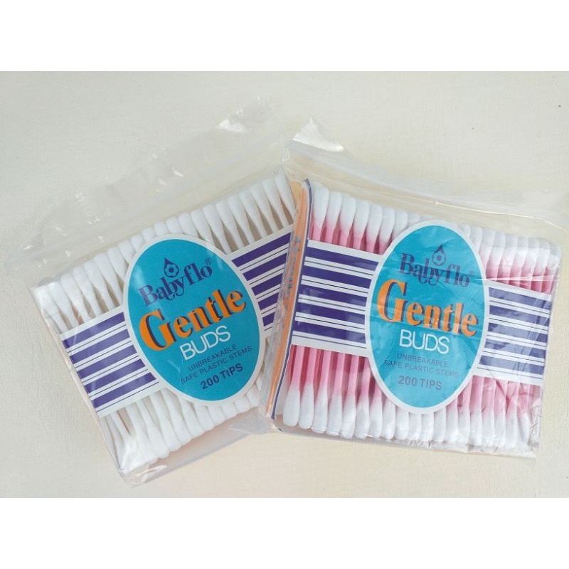 Babyflo Gentle Cotton Buds ( 200 Tips ) Shopee Philippines