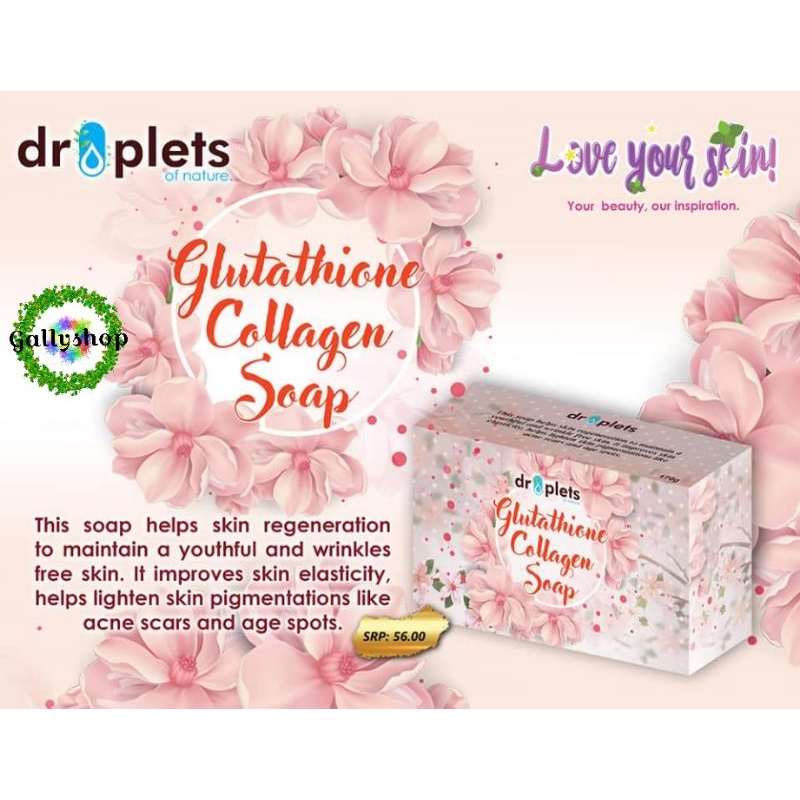 glutathione collagen soap GLUTA COLLAGEN SOAP FOR FACE AND BODY. Help cleanse skin, brighten ski