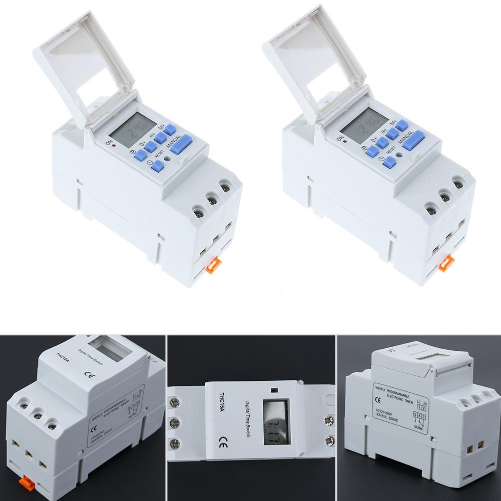 1 Pc Electronic Switch Weekly Programmable Digital Switch Relay Timer ...