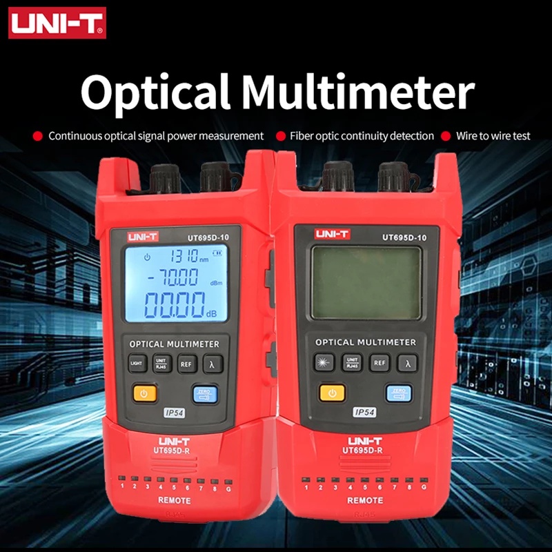 UNIT UT695D10 Optical Power Meter Handheld Mini Optical Multimeter