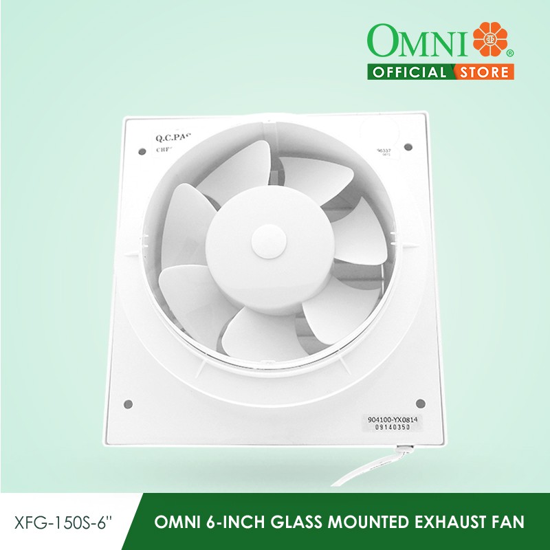 OMNI 6-Inch Glass Mounted Exhaust Fan - XFG-150S | Shopee Philippines