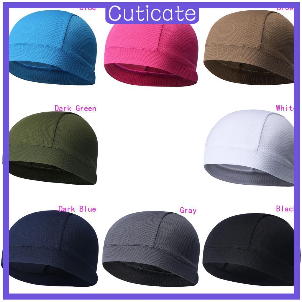 [CUTICATE] Under Liner Bike Riding Cap Outdoor Sports Hat | Shopee ...