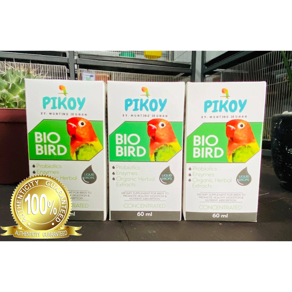 PIKOY BIO BIRD Vitamins for Lovebirds and other medium to large birds