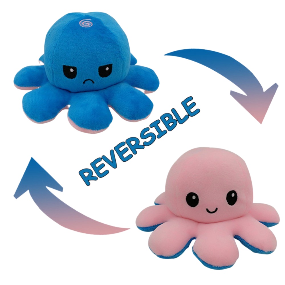 20 CM TIKTOK TeeTurtle Reversible Bipolar Plushie Soft Simulation ...