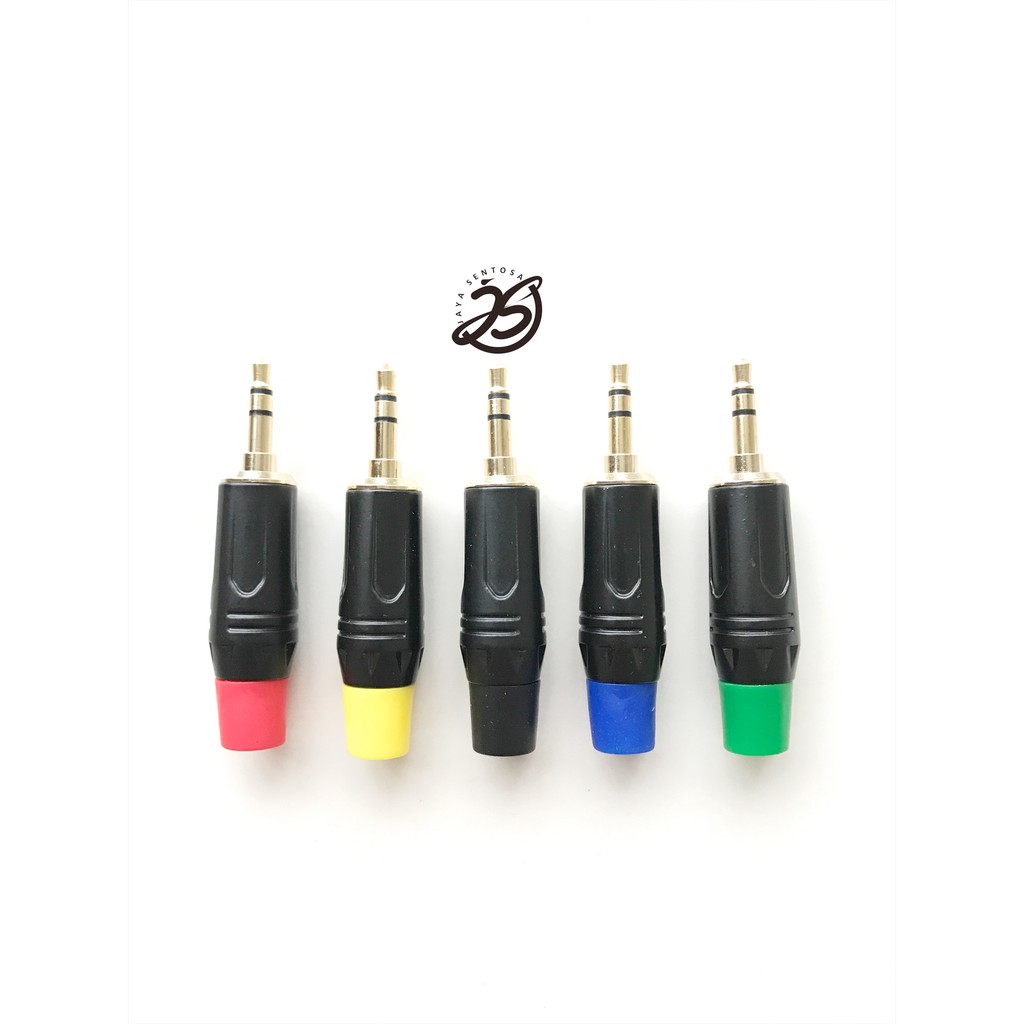 Jack 3.5mm STEREO GOLD PLATE BODY METAL MINI JACK 3.5mm GOLD 5colors ...