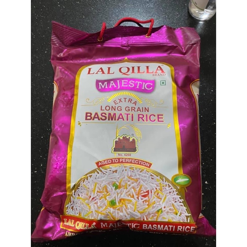 LAL QILLA BASMATI RICE 5kgs 507 Gold, Majestic, Supreme Sella