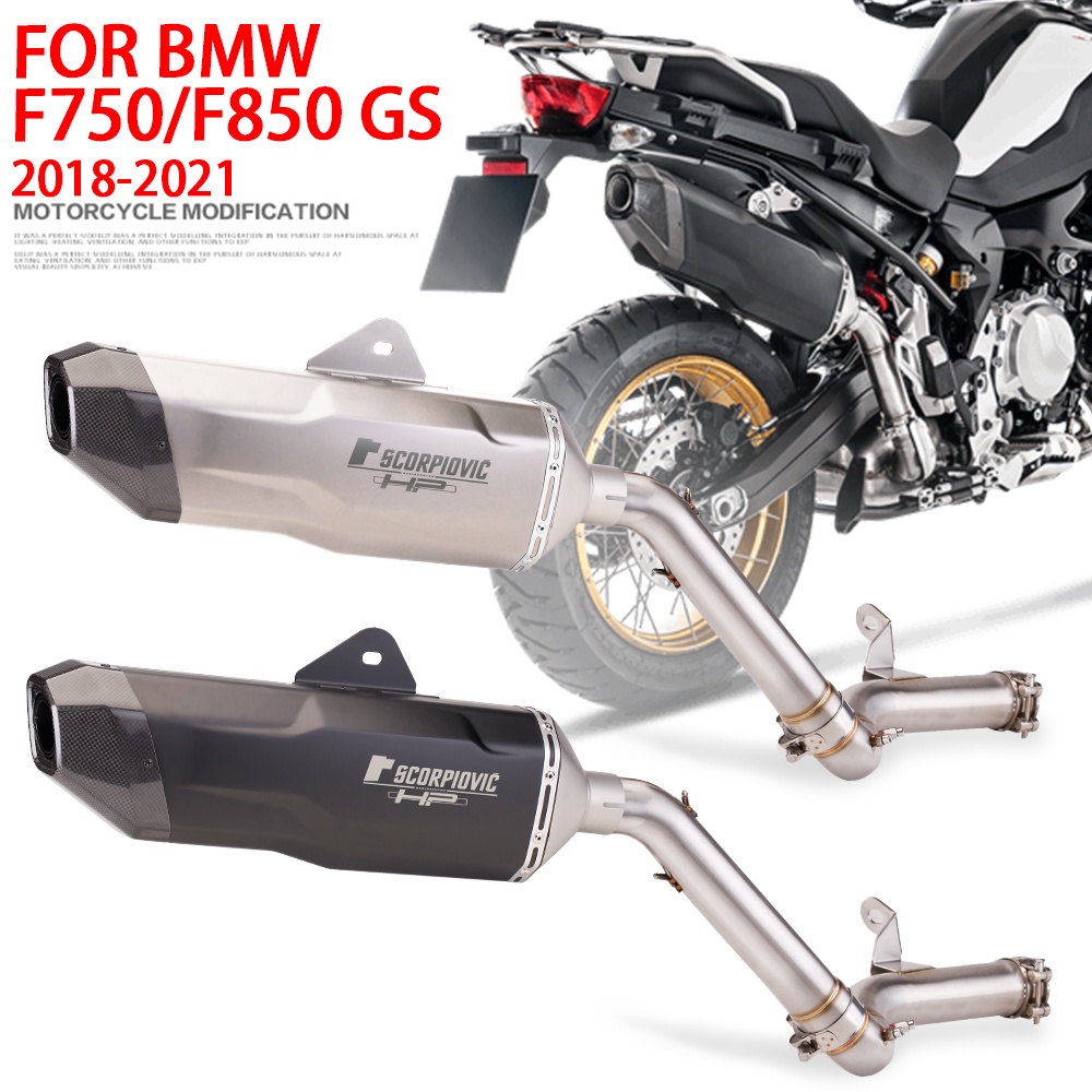 For BMW F750GS F850GS F750 GS 2018 2019 2020 Modified Escape Muffler ...