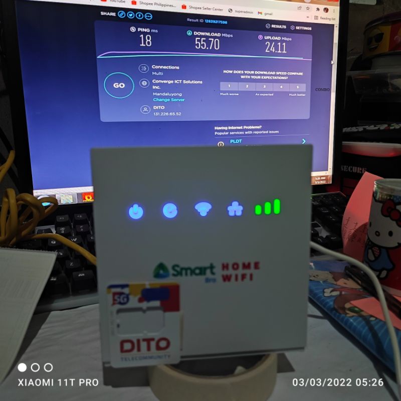 SMARTBRO HOME PREPAID WIFI R051 & FX-ID3 PERMANENT OPENLINE | Shopee ...