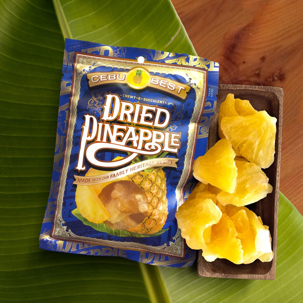 30 PCs - Cebu Best Dried Pineapple Pouch | Shopee Philippines