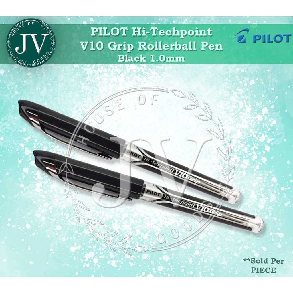 Pilot V5 Grip Hi Tecpoint Liquid Black Ink - (1Pcs) : Pilot 