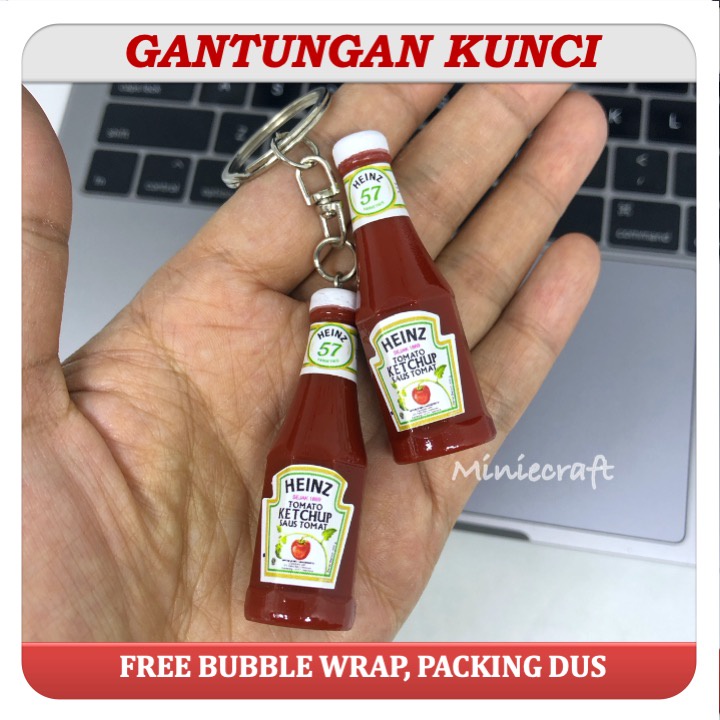 GANTUNGAN HEINZ TOMATO SAUCE MINIATURE KEYCHAIN | Shopee Philippines