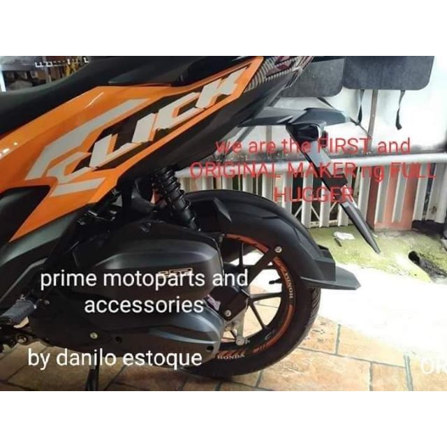 Double bracket Prime full hugger for Honda Click V1 and V2 with heavy ...