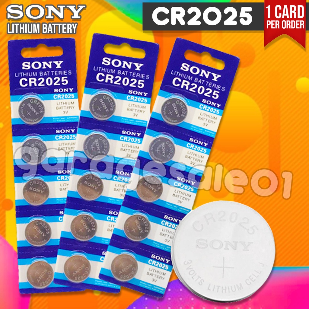Sony CR2025 Lithium 3V Batteries Coin Battery Bicycle Speedometer ...