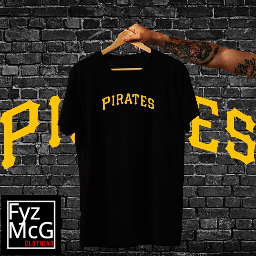 Pittsburgh Pirates Baseball Shirt Vinyl Front And Back Print Unisex ...