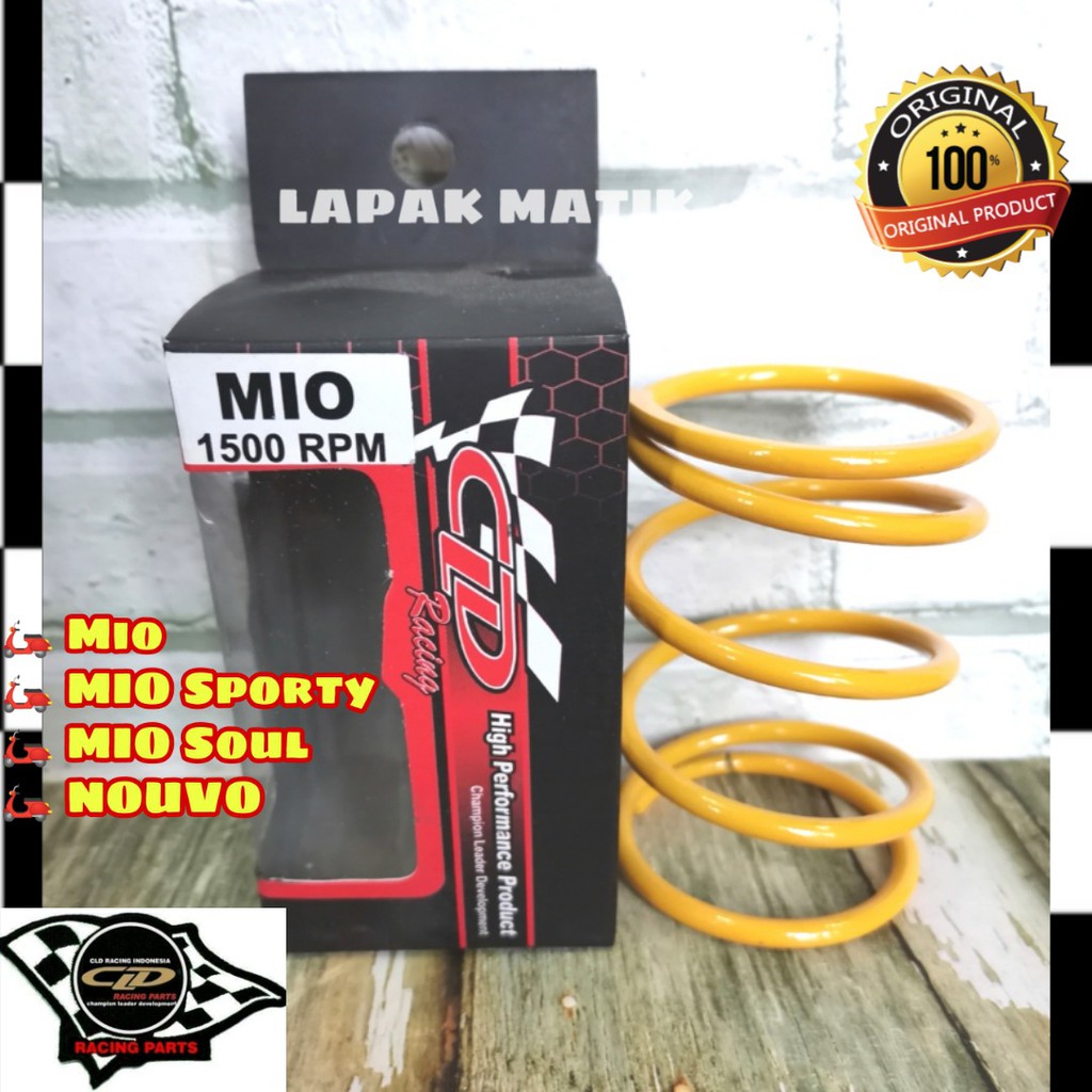 CVT Racing Spring for Mio, Nouvo, Mio Soul CLD 1500 RPM | Shopee ...