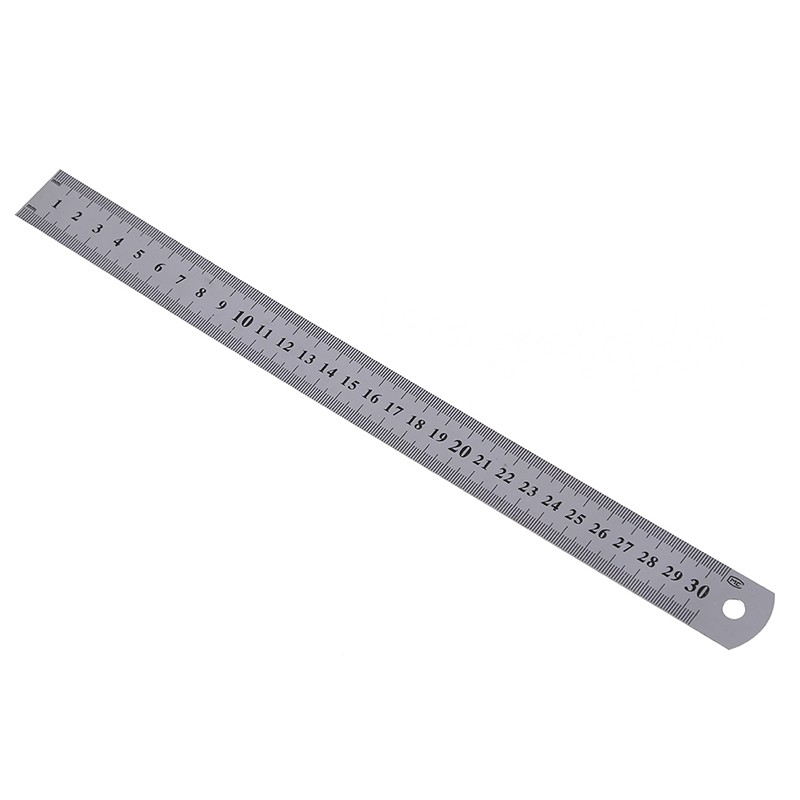 Stainless Steel Ruler Measure Metric Function 30cm 12Inch | Shopee ...