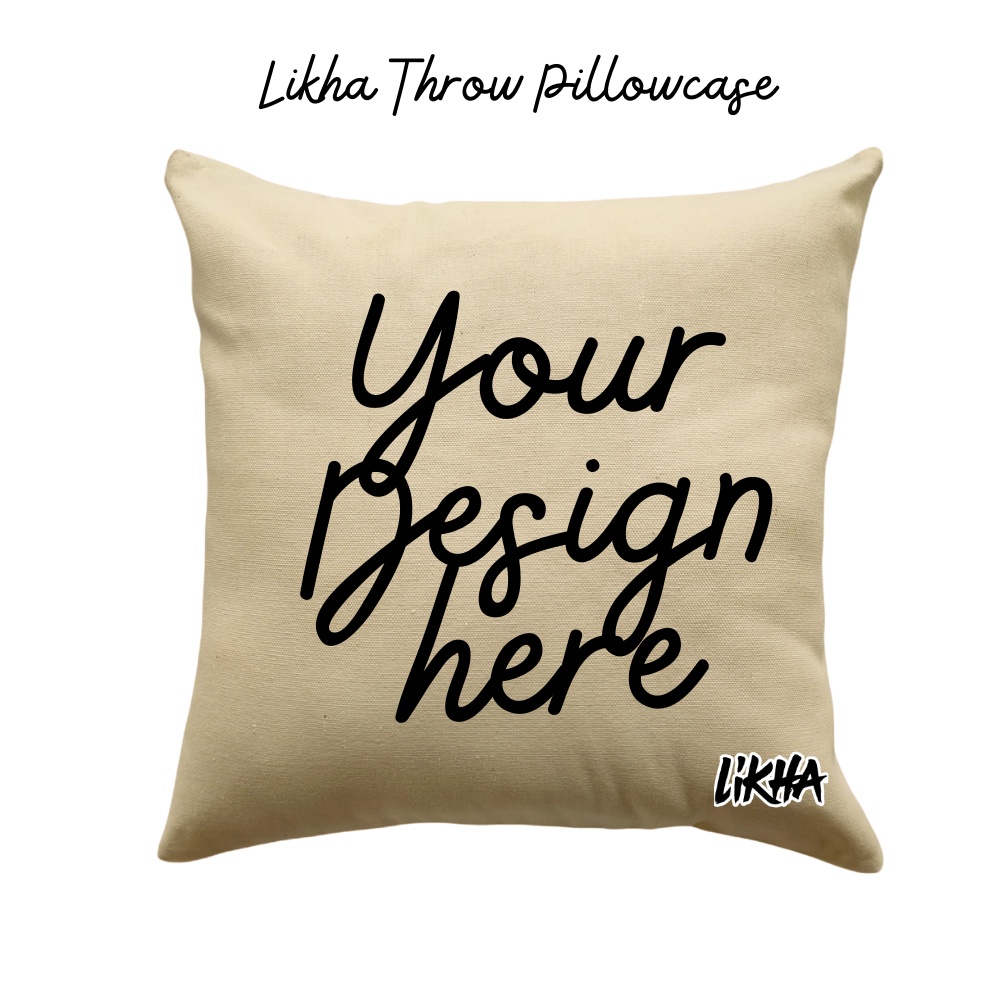Personalized Canvas Throw Pillowcase and Pillow Shopee Philippines