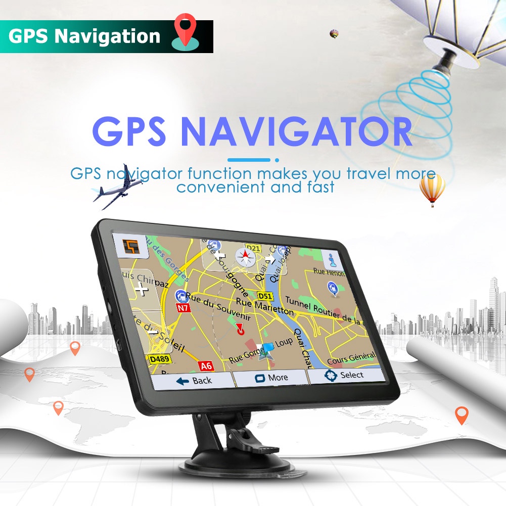 2022 IGO Maps 7 Inch Hd Gps Portable Navigation Car Truck Caravan ...