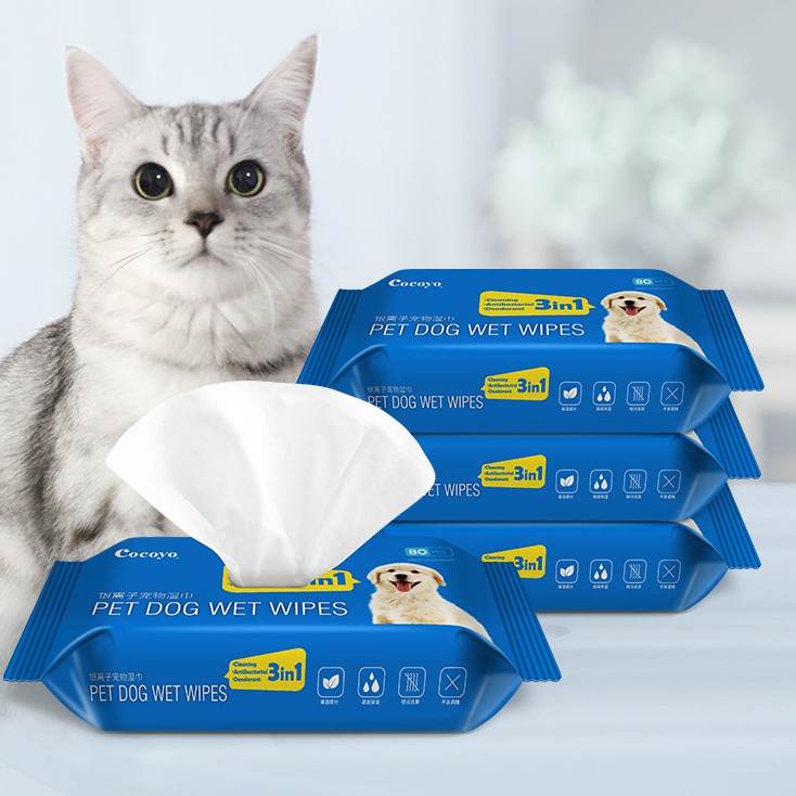 Cocoyo Pet Dog Wet Wipes for Dogs and Cats Animals Shopee Philippines