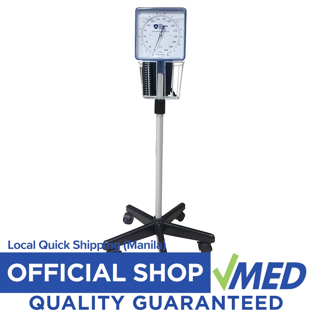 VMED Prohealthcare Aneroid Blood Pressure Monitor With Stand And Wheels