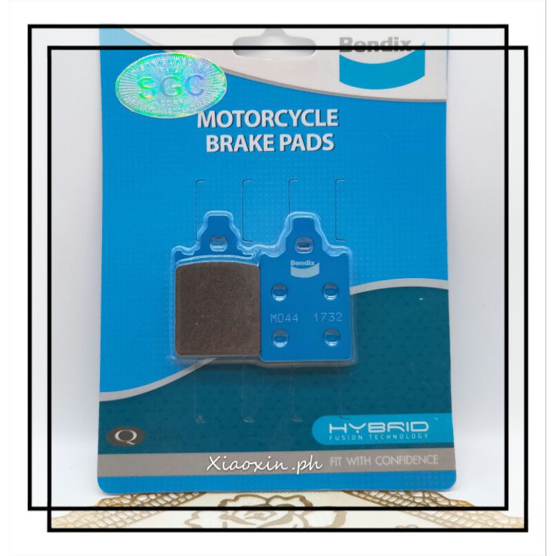 BENDIX BRAKE PAD MD44 FOR VESPA PX150 STELLA, LML, STAR200 | Shopee ...