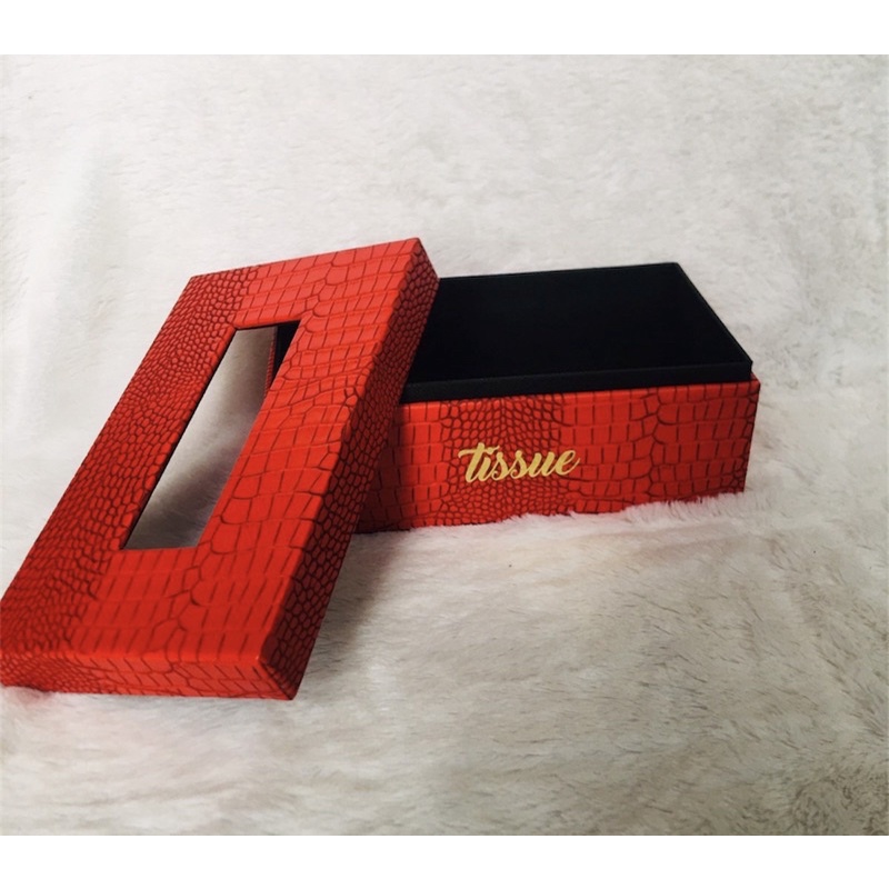 Rectangle Tissue Box Covered in High Quality PU Leather – Large- fits ...