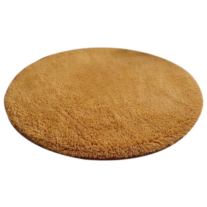 Creative Round Floor Mats Thick Fluffy Area Rugs Soft Bedside Pads