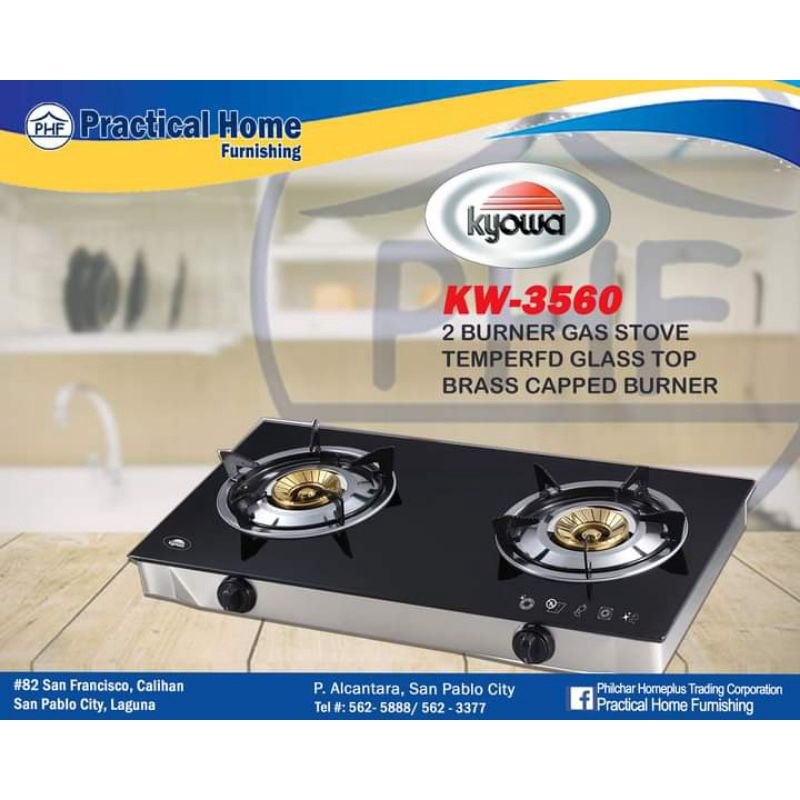 2 Burner Gas Stove Kyowa 3560 Shopee Philippines