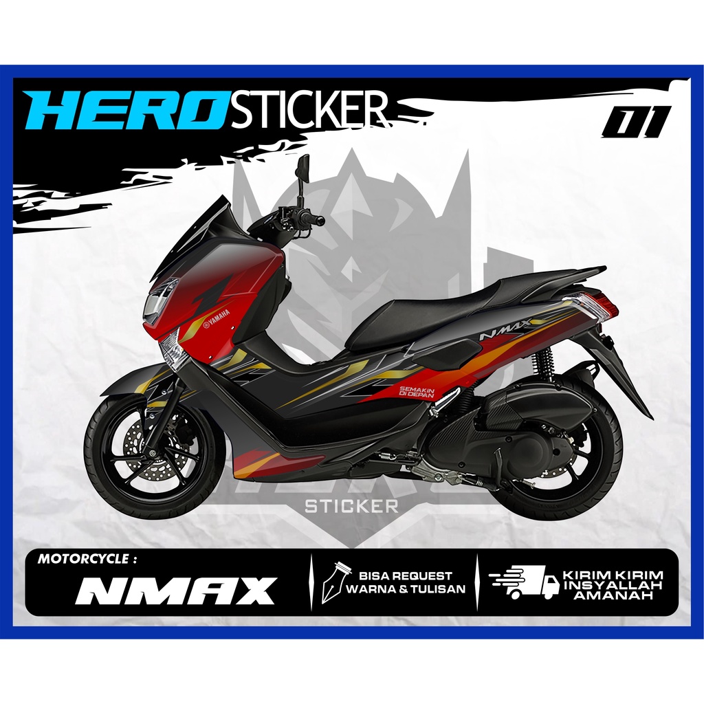 YAMAHA NMAX PREMIUM Fullbody DECAL - YAMAHA NMAX DECAL Design 01 ...