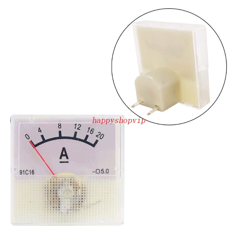 HSV Ammeter DC Analog Current Meter Panel Mechanical Pointer Type ...