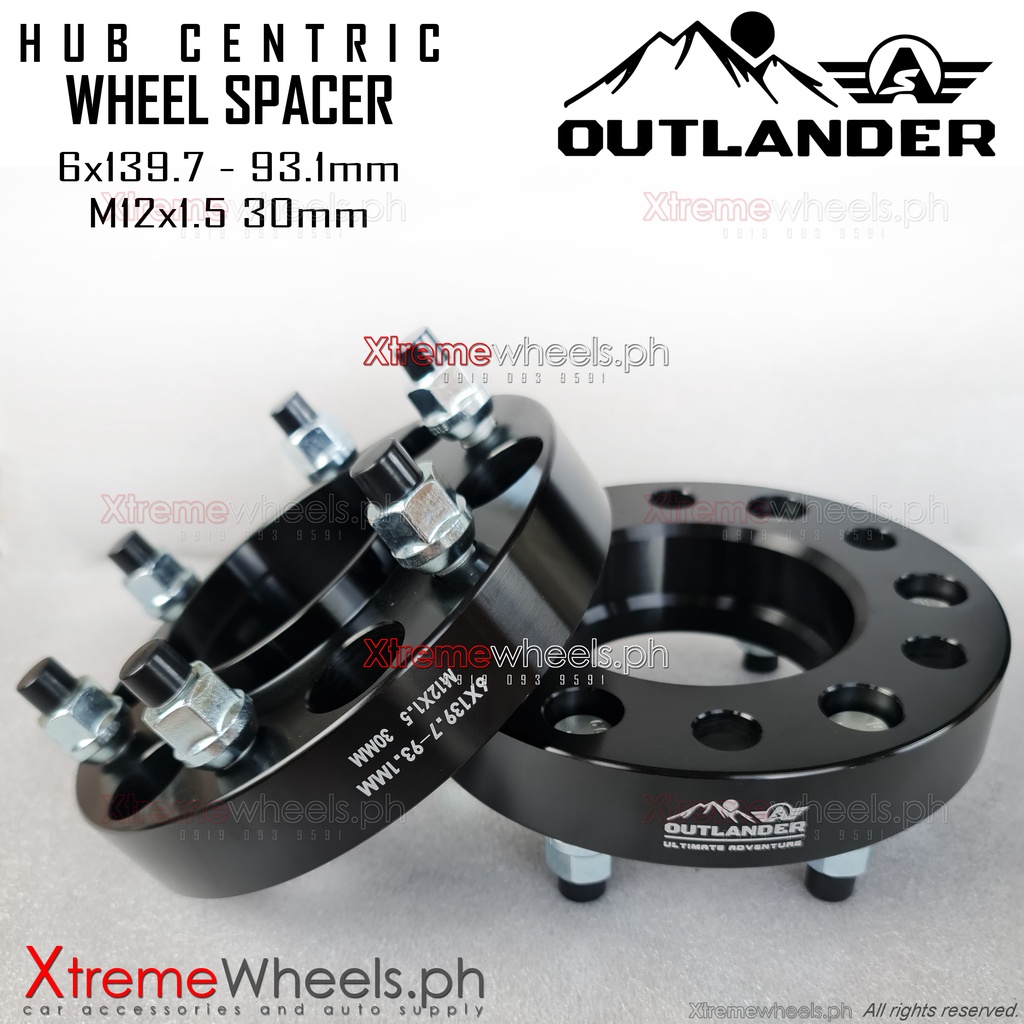 Ford Ranger / Everest 20122024 30MM with Centric Hub 2pcs wheel Spacer Thailand Made heavy Duty