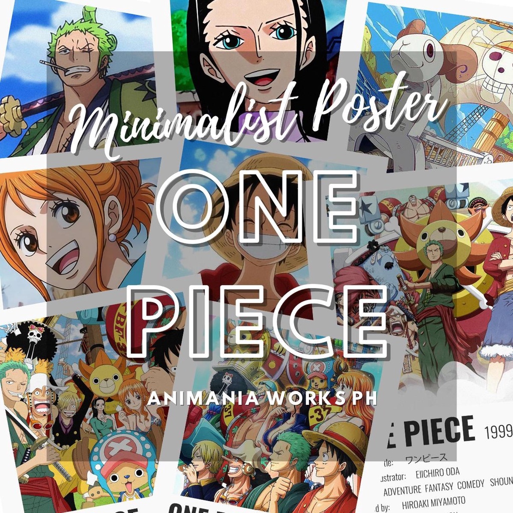 Anime Posters / One Piece Minimalist Poster Collection / A4 Anime
