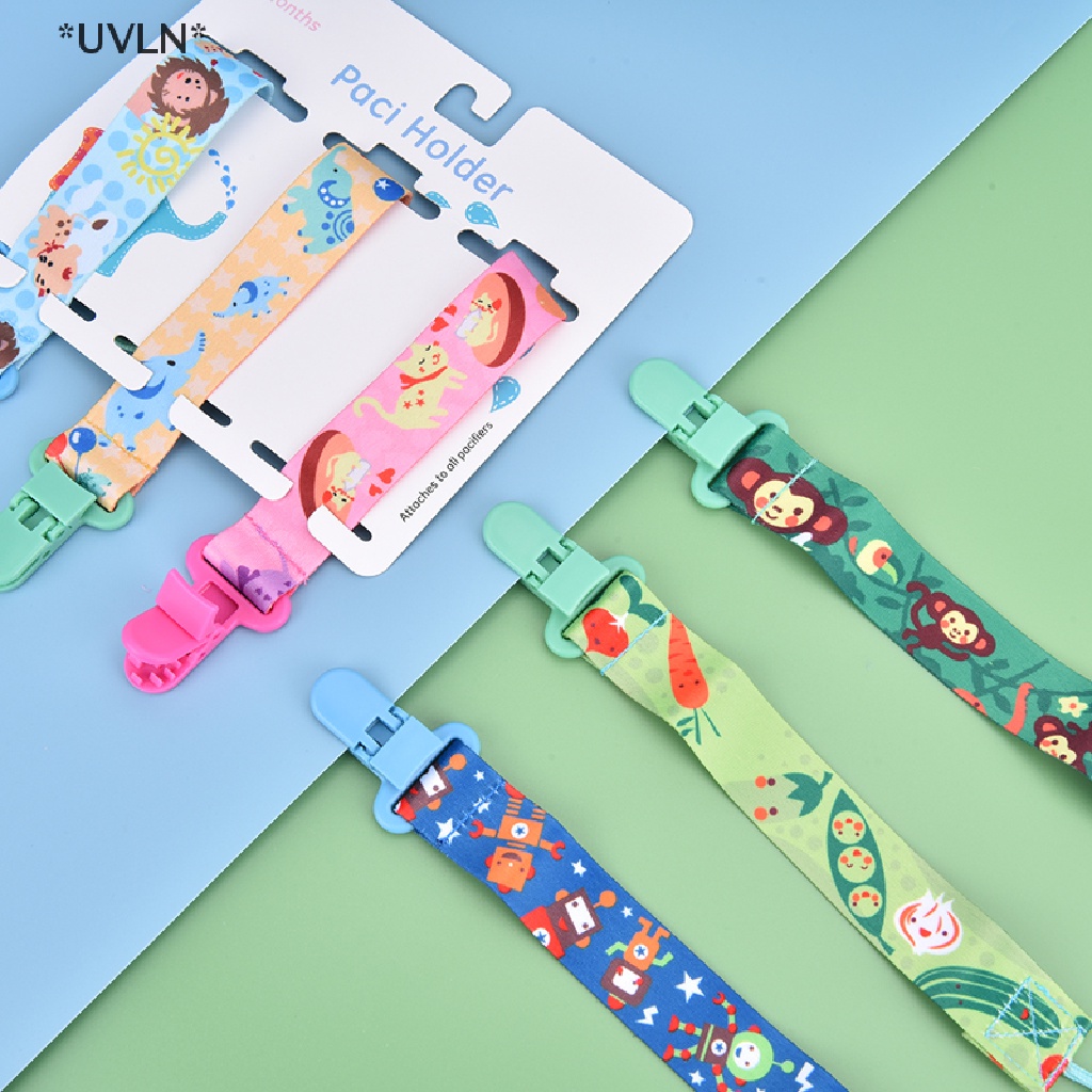 UVLN 3 Pcs/Set Baby Pacifier Clip Pacifier Chain Dummy Clip Nipple