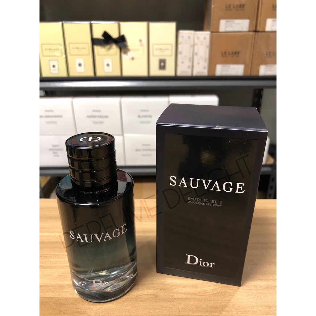 Sauvage dior tester online original