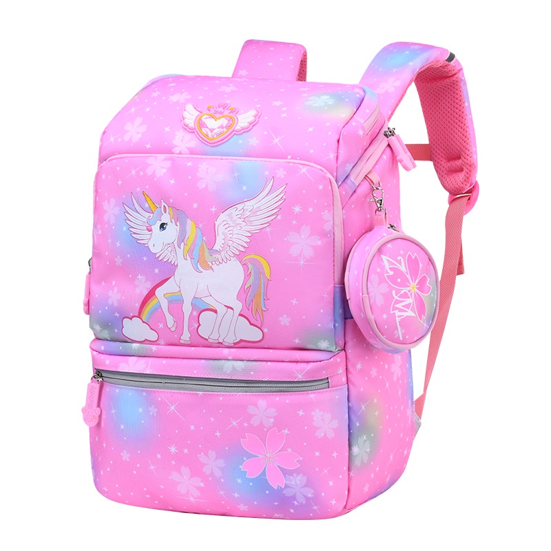 Cute Cartoon Backpack Kids Nylon Unicorn Backpacks Cute Fashion Girl