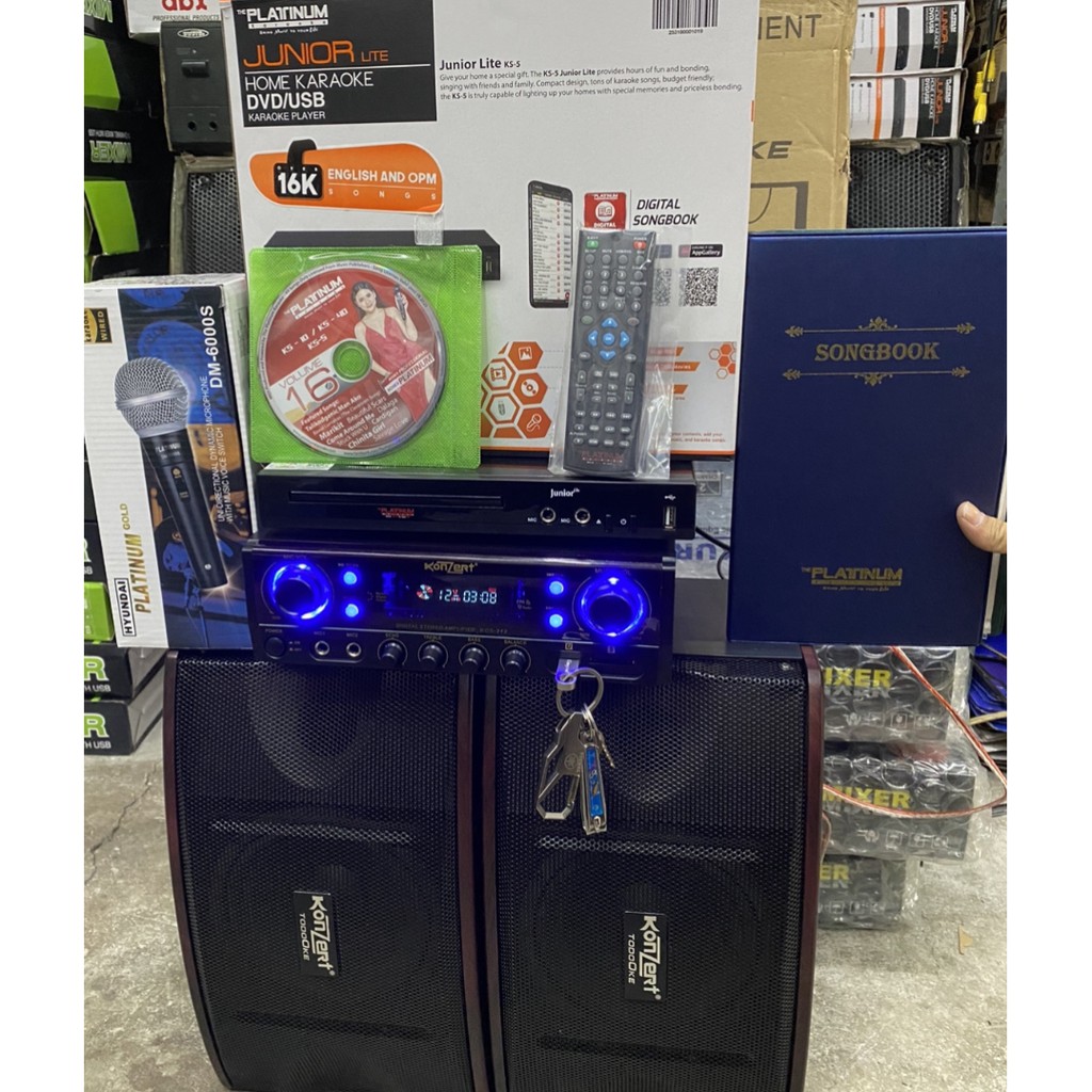 Platinum karaoke with speaker hot sale price