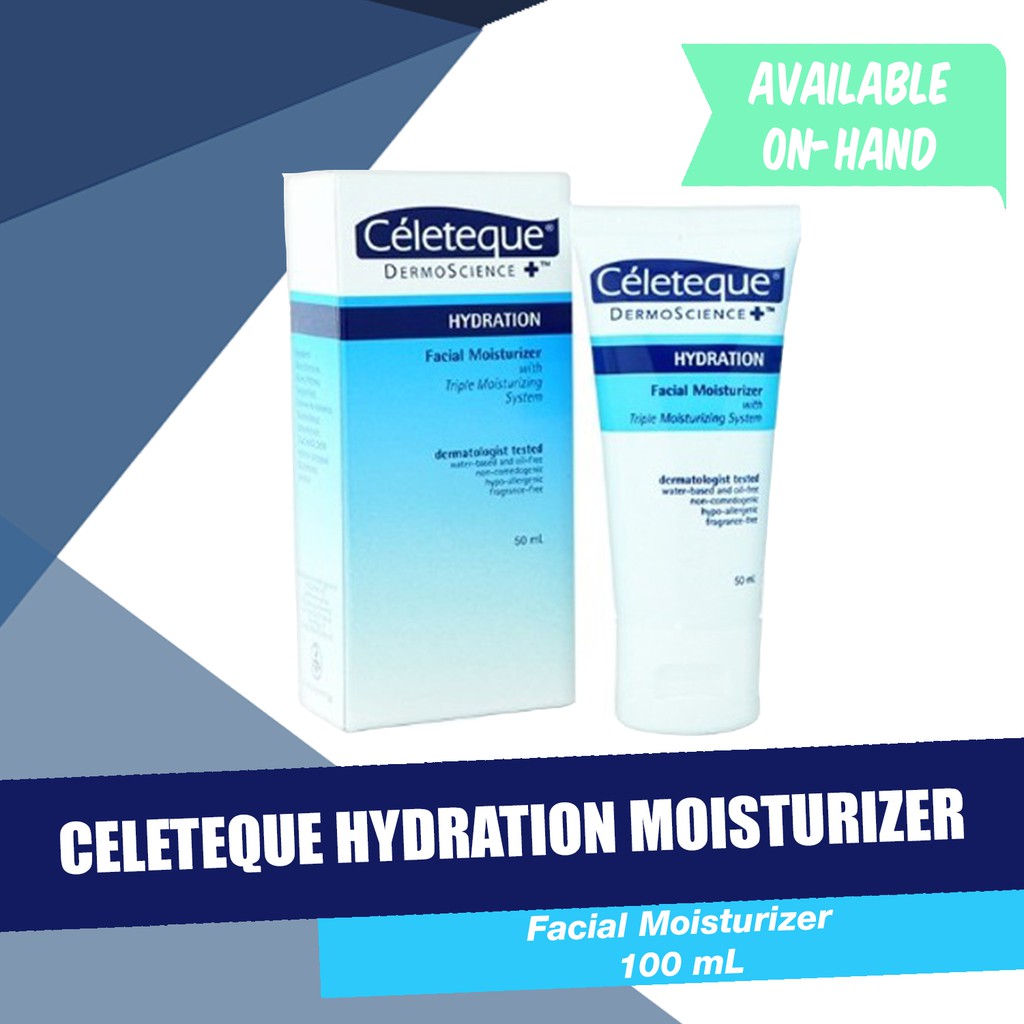 CELETEQUE DERMOSCIENCE HYDRATION Facial Moisturizer 100 mL Shopee