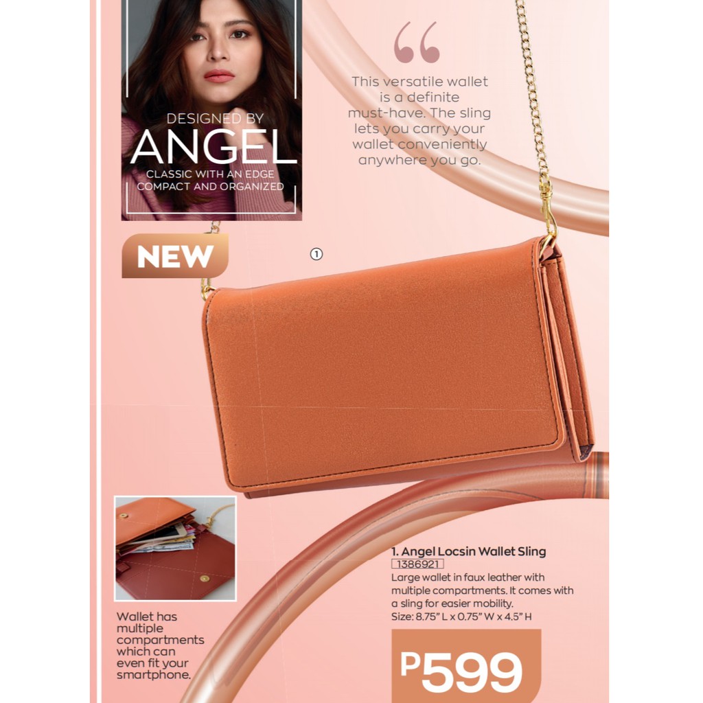 AVON ANGEL LOCSIN WALLET SLING Shopee Philippines