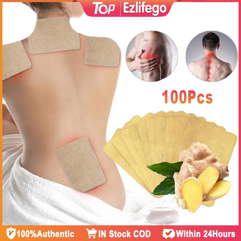100Pcs/Bag Herbal Ginger Patch Promote Blood Circulation Relieve Pain ...