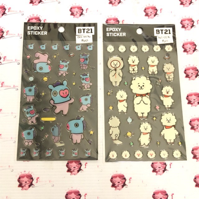 BTS BT21 x Monopoly Epoxy Sticker | Shopee Philippines