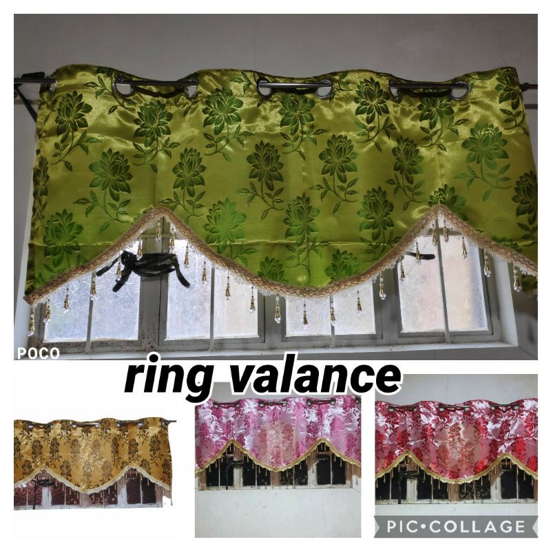 ring valance curtain venuz satin(kmrm) | Shopee Philippines