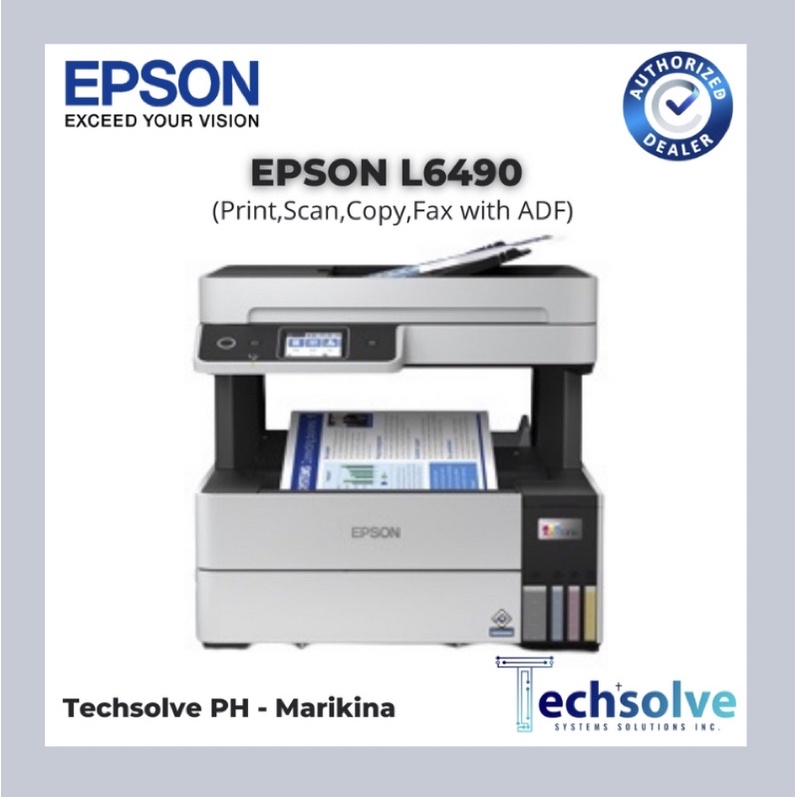 Epson EcoTank L6490 Up to 17ipm Economical ink tank system WiFi