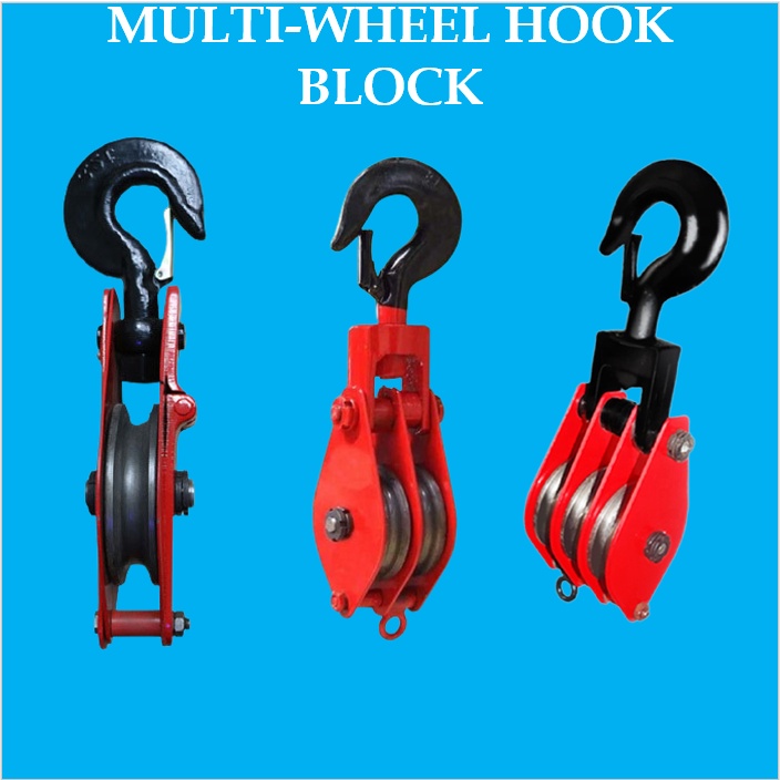 LIFTING CRANE PULLEY BLOCK SHEAVE BLOCK HOIST TOOL ROPE PULLEY SINGLE DOUBLE TRIPOD WIRE ROPE