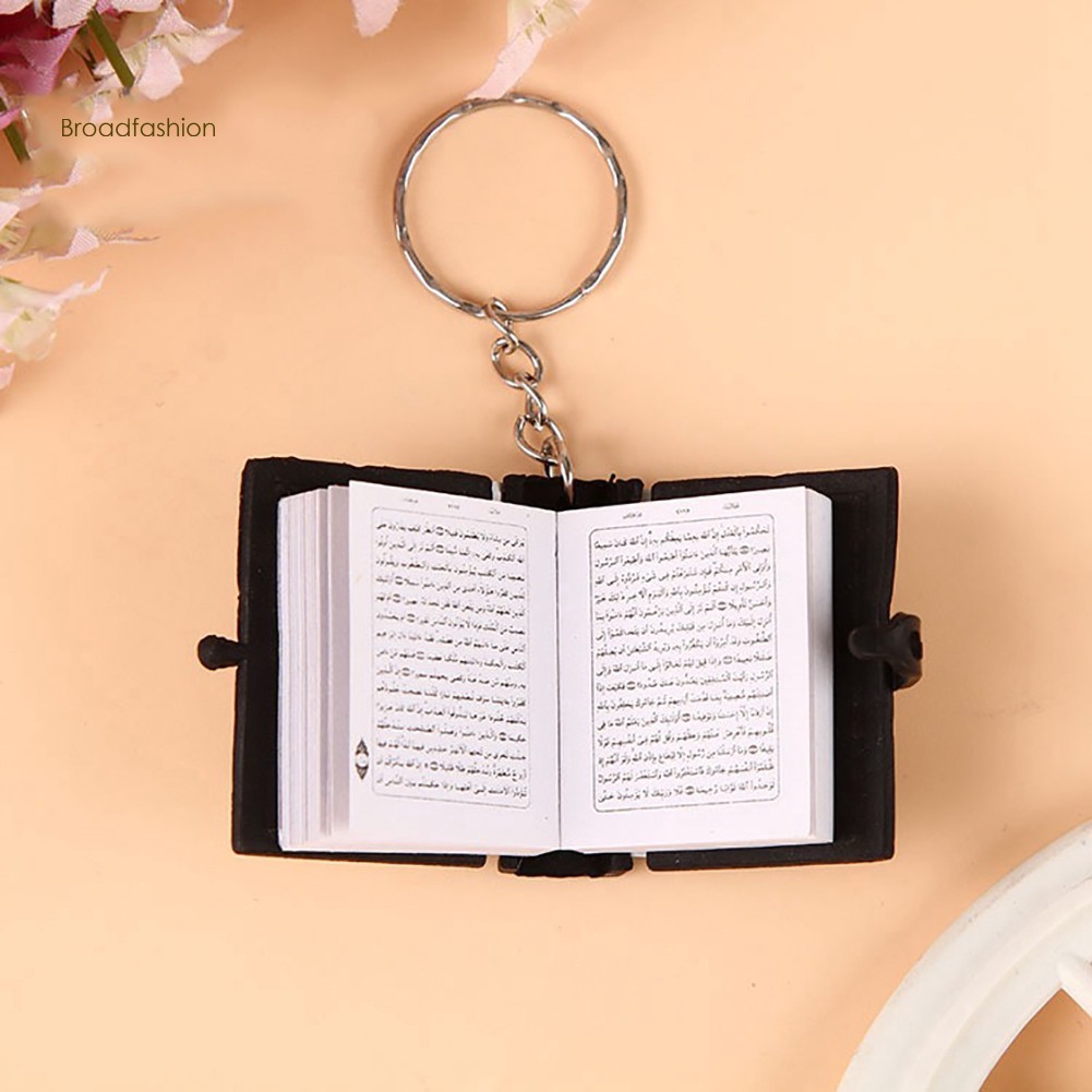 YSKYL Unisex Mini Quran Arabic Pendant Keychain Bag Car Hanging Key ...