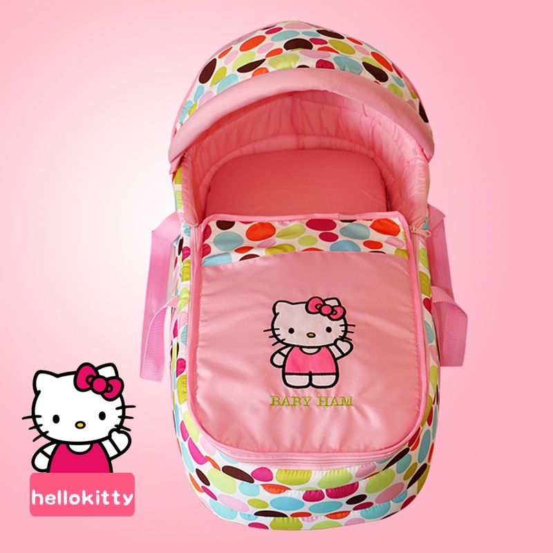 Cradles Infant Carrier Portable Cradle Sleeping Basket Car Newborn Baby