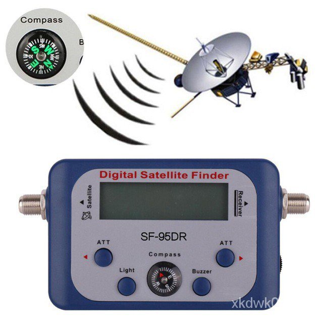 Digital Satellite Finder SF95DR Meter Satlink Receptor TV Signal