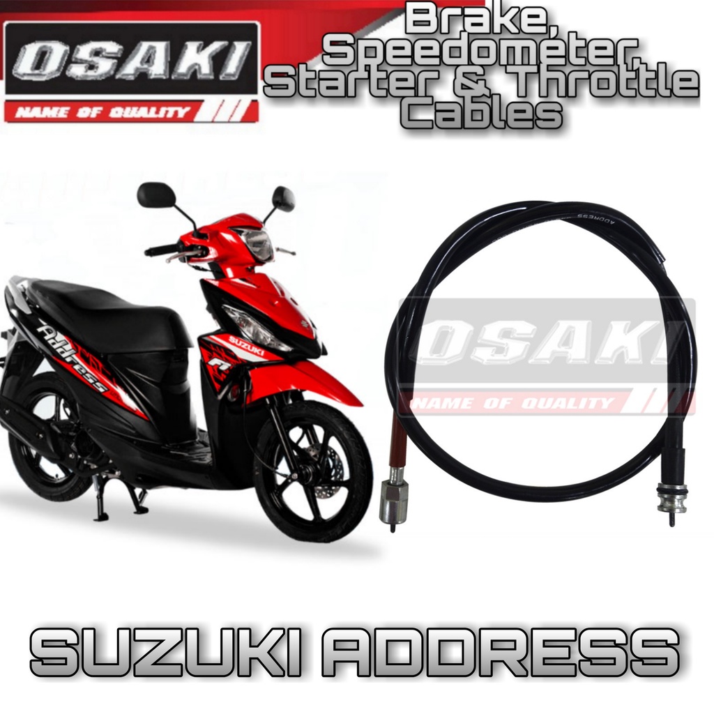 Original OSAKI Cables Brake, Speedometer & Throttle Cables for SUZUKI