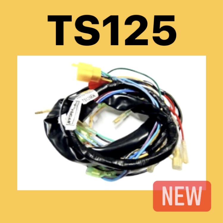 Suzuki TS125 Wire Harness / Standard Body Wiring Complete Set TS125N