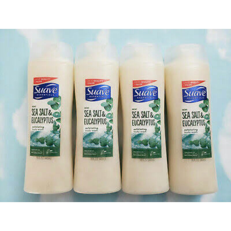 Suave Sea Salt & Eucalyptus Body wash Shopee Philippines
